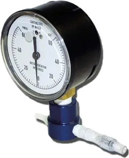 NS 60-TBS-CP cuff pressure monitor with analog gauge measuring intracuff pressure in cmH2O